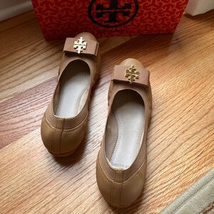 Tory Burch ballet flats. Lovingly worn.